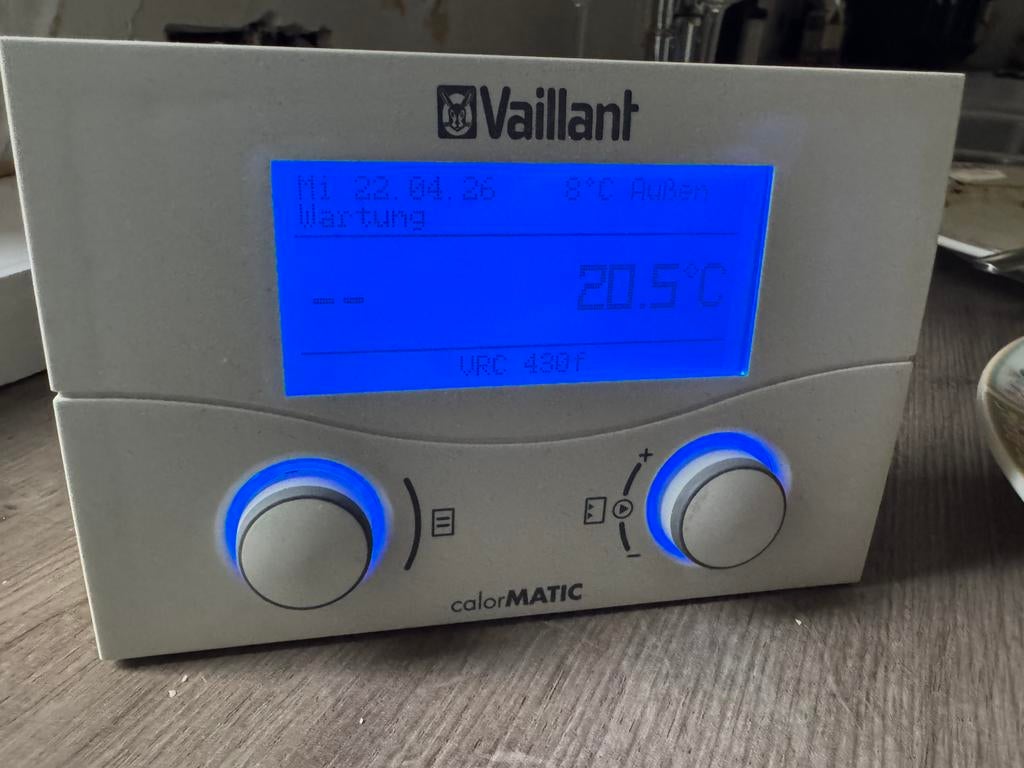 Vaillant calorMATIC VRC 430f thermostaat, Ophalen of Verzenden, Zo goed als nieuw, Thermostaat