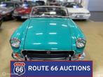 MG MGB Cabriolet | 1972 | Route 66 Auctions, Auto's, Zwart, Bedrijf, Handgeschakeld, Overige carrosserie