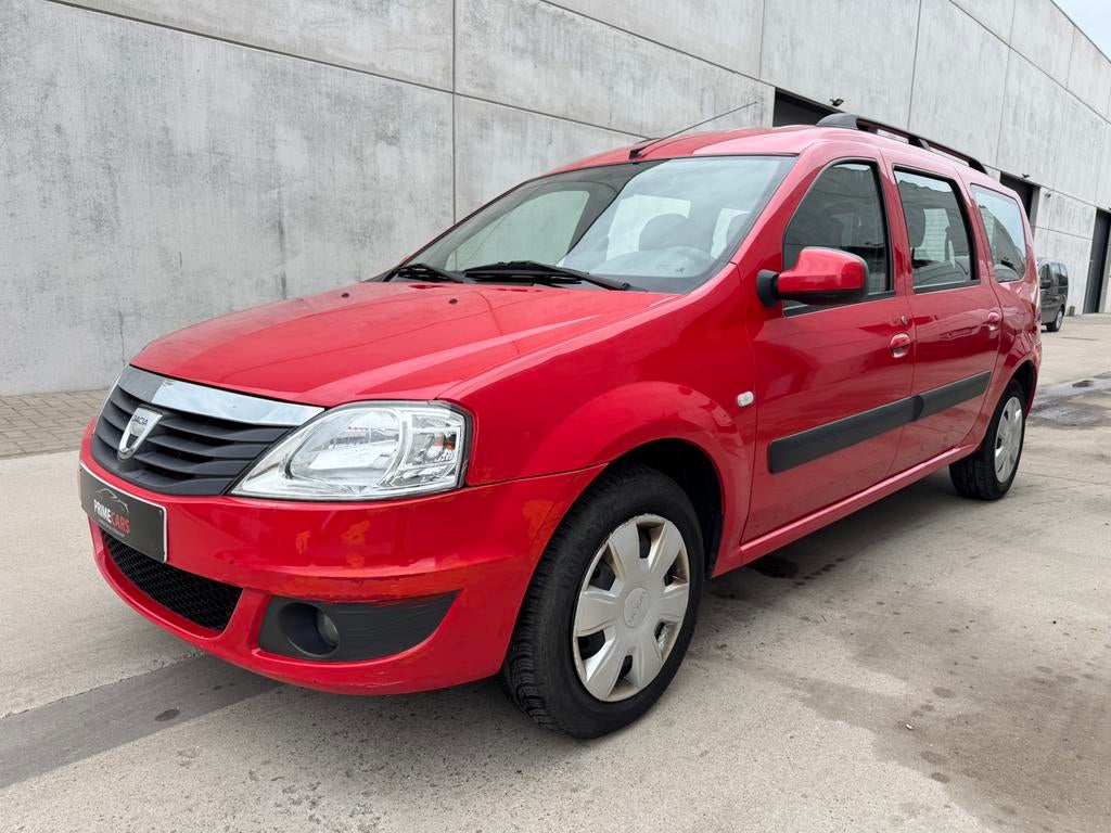 Dacia Logan Mcv 1.6 Mpi *Airco*, Auto's, Dacia, Stof, Zwart, 4 cilinders, 1600 cc