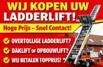TE KOOP GEVRAAGD: Ladderlift / Opbouwlift – Direct betaald, Enlèvement, Comme neuf, Ascenseur de chantier