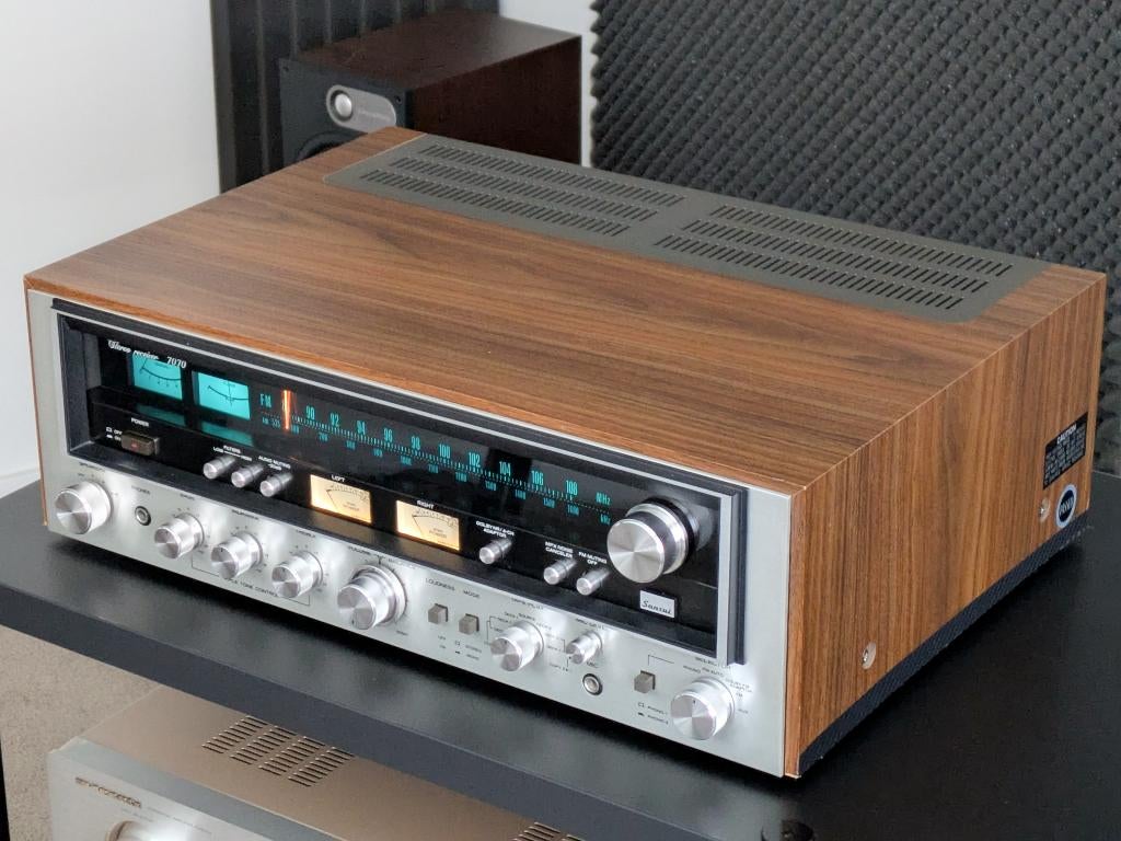 Sansui 7070, seventies receiver in topstaat - geserviced, Autres marques, Enlèvement ou Envoi, 60 à 120 watts, Stéréo