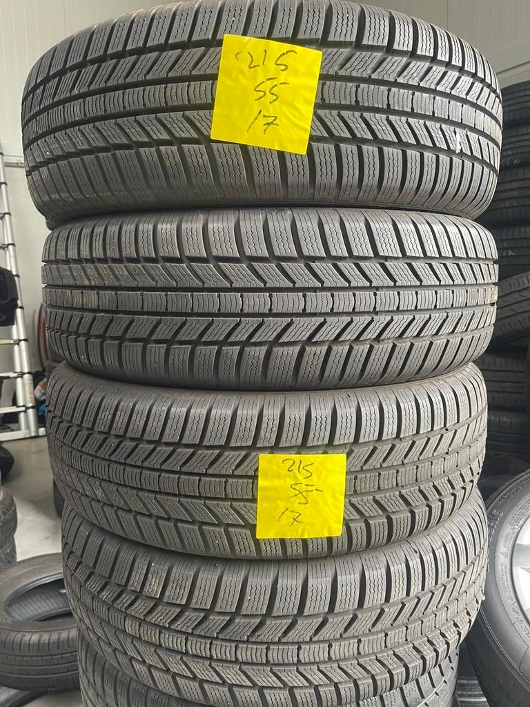 Set / Banden / 215:55/17(99h) Demo Banden Continental, Ophalen of Verzenden