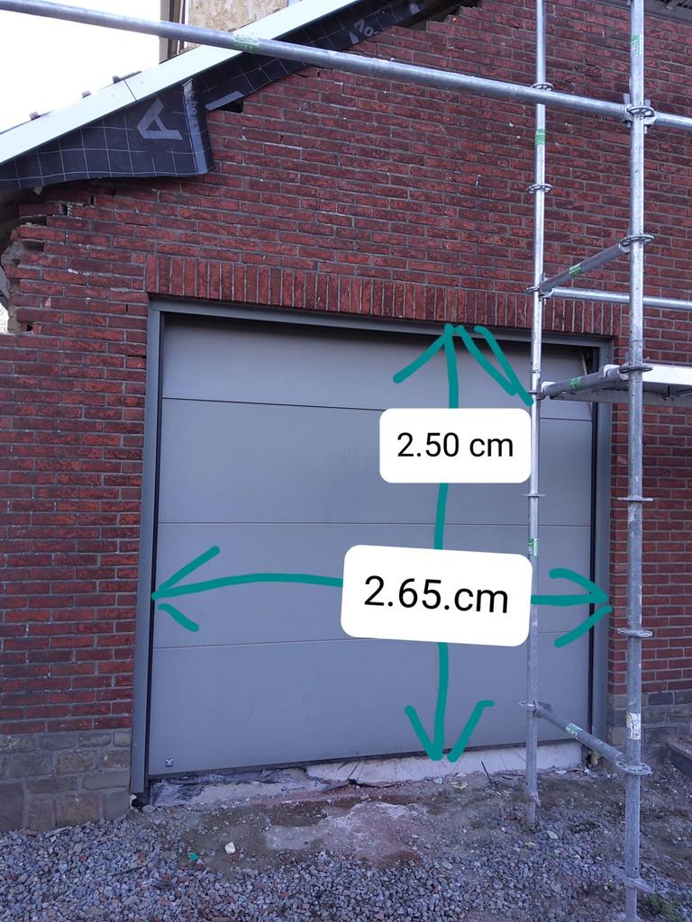 Garage poort, Ophalen, Zo goed als nieuw, 120 cm of meer, 215 cm of meer