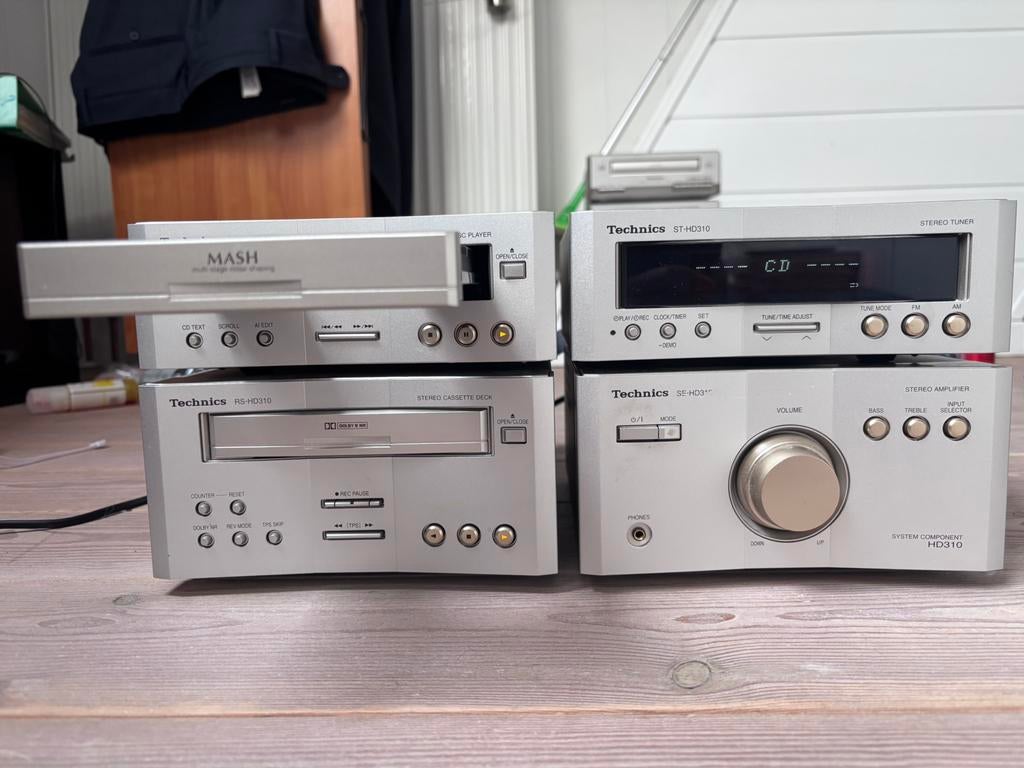 Technics midi stereoketen hd 310, Ophalen, Gebruikt, Overige merken, Losse componenten