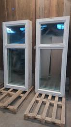 lot de 8 châssis bois méranti année 2018, Double vitrage, 160 cm ou plus, Fenêtre de façade ou Vitre, Enlèvement