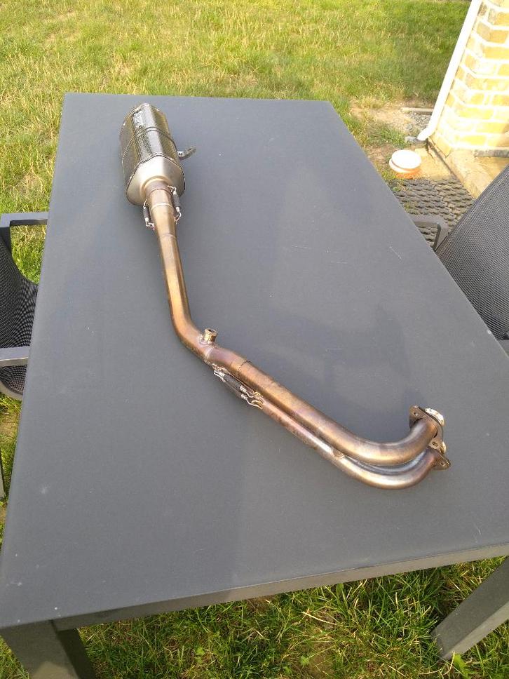 Akrapovic Racing Steel&Carbon TMAX  volledig uitlaatsysteem, Motoren, Onderdelen | Yamaha, Gebruikt, Ophalen