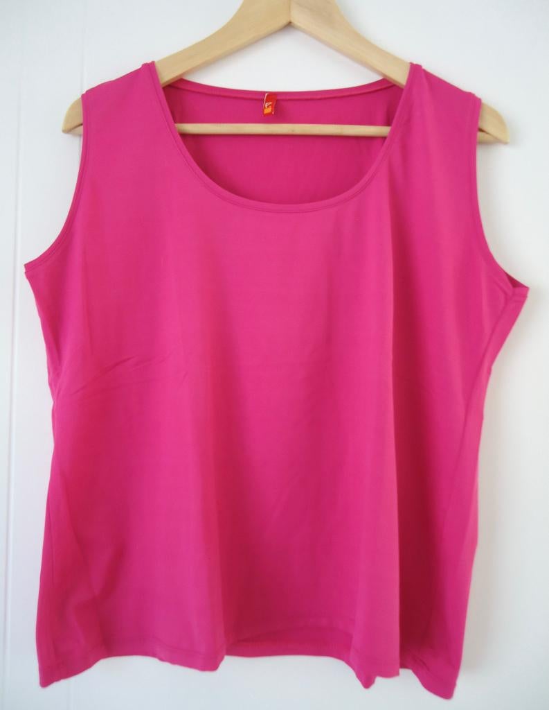 Débardeur fuscia, Paprika, Enlèvement ou Envoi, Comme neuf, Taille 46/48 (XL) ou plus grande