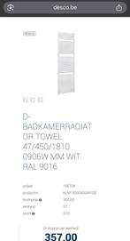 radiator DESCO TOWEL, Enlèvement, Neuf