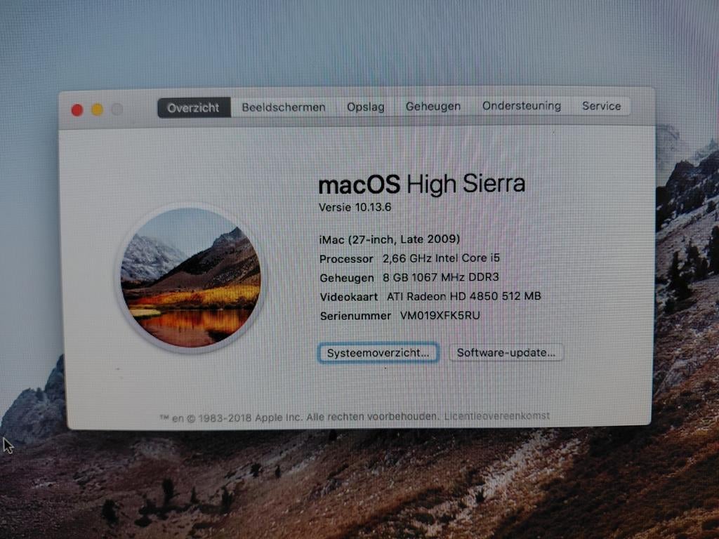 Apple iMAC 27 ", Computers en Software, Apple Desktops, Ophalen, IMac