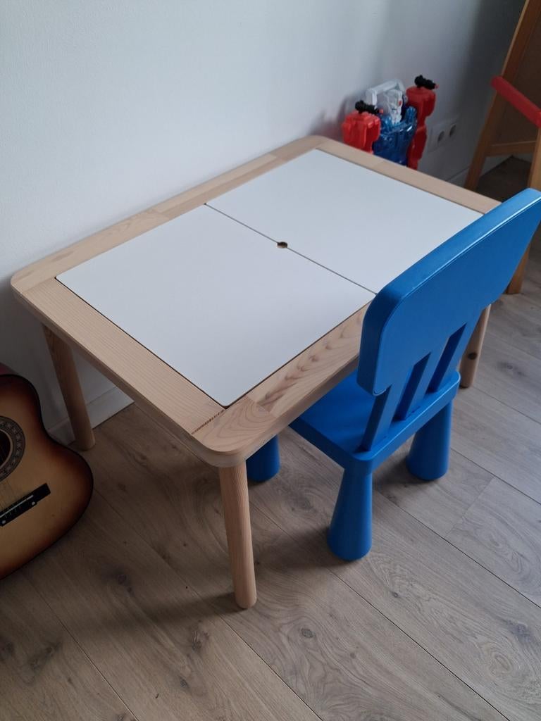 Kindertafel + stoel, Enlèvement ou Envoi