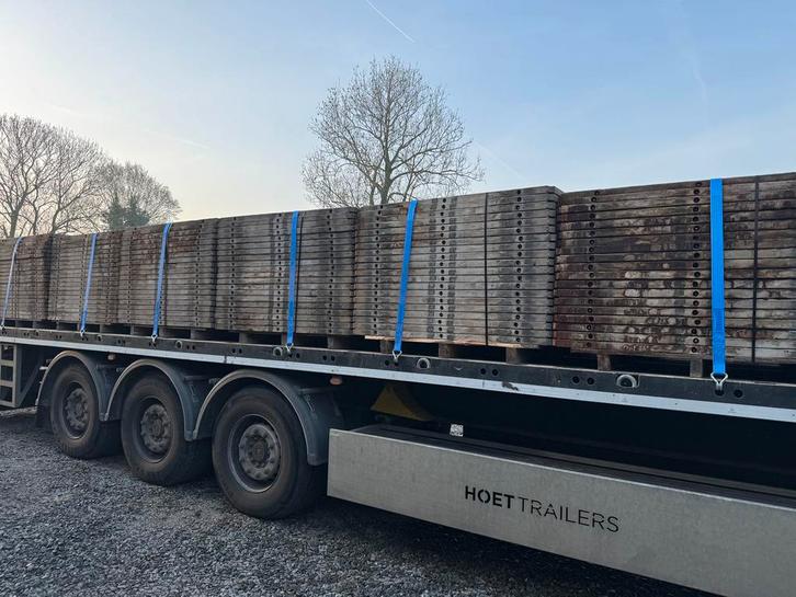 Steenschotten, Tuin en Terras, Palen, Balken en Planken, Gebruikt, Planken, Hardhout, Ophalen of Verzenden