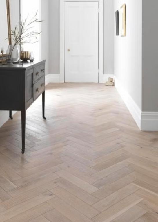 ACTION ! PARQUET EN CHÊNE À CHEVRONS, HUILÉ, PRÊT À L'EMPLOI, Enlèvement