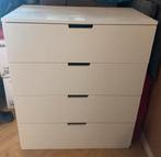 Nordli ikea 4 lades wit, Maison & Meubles, Armoires | Commodes, 3 ou 4 tiroirs, 25 à 50 cm, Strak wit, Moins de 100 cm