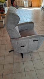 Relaxzetel elektrisch verstelbaar, Ophalen, Gebruikt, 75 tot 100 cm, Leer