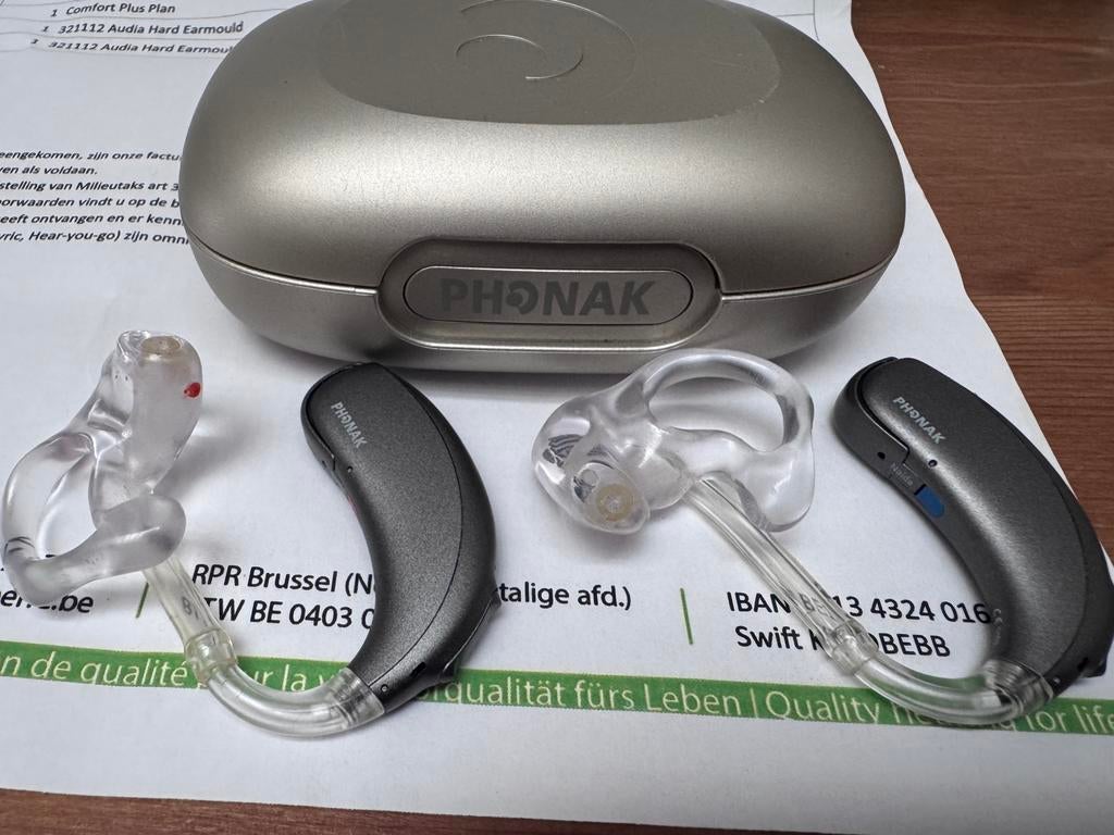 Phonak hoortoestellen - audionova - lapperre, Ophalen of Verzenden, Zo goed als nieuw