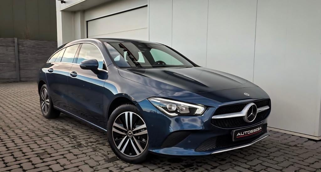 Mercedes CLA 250e Shooting Brake 8G-DCT (Plug-in) *43570km*, Automaat, CLA, Blauw, Leder