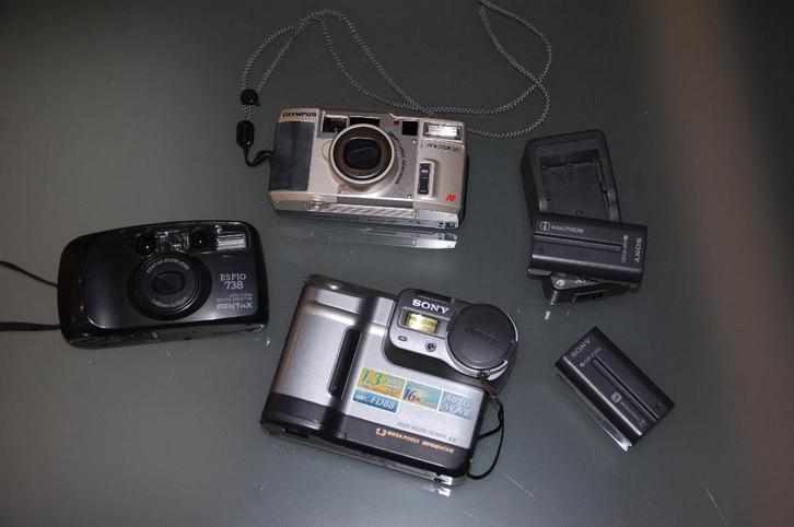 Fototoestellen voor verzamelaars, Audio, Tv en Foto, Fotocamera's Digitaal, Gebruikt, Sony, Ophalen