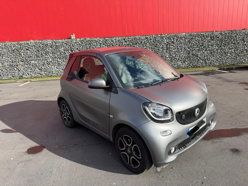 Smart fourtwo EQ Cabriolet, Auto's, Smart, Automaat, Cabriolet, Leder, 2 deurs