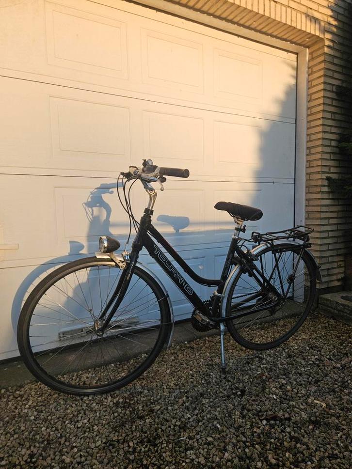 Fiets / damesfiets / stadsfiets, Fietsen en Brommers, Fietsen | Dames | Omafietsen, Gebruikt, 50 tot 53 cm, Handrem, Versnellingen