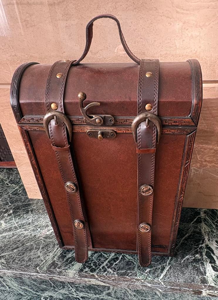 Wijn koffer voor 3 flesssen wijn, Huis en Inrichting, Ophalen, Zo goed als nieuw