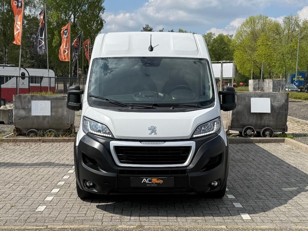 ✅Peugeot Boxer 2.2HDI L4H2/Airco/Garantie/Navi/Camera/Cruise, Auto's, Voorwielaandrijving, Stof, 4 cilinders, Wit