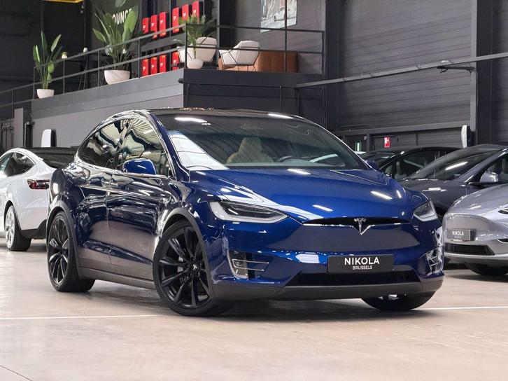 Tesla Model X LONG RANGE PLUS - FULL SELF DRIVING - 7 SEATS, Auto's, Tesla, Bedrijf, Te koop, Model X, 4x4, ABS, Adaptieve lichten