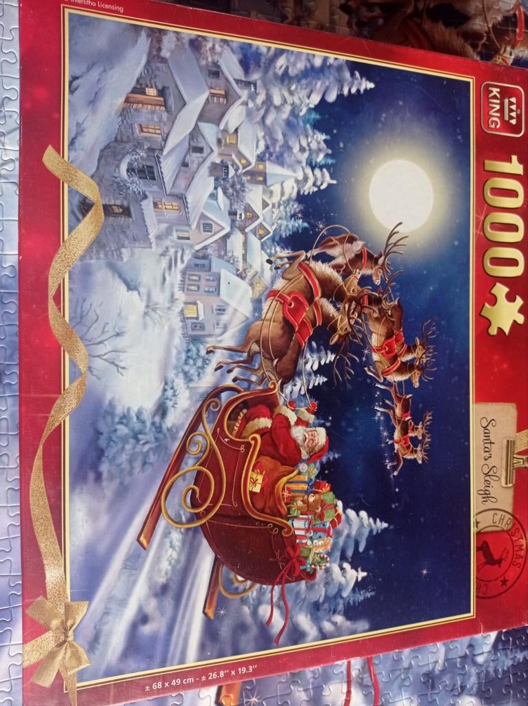 Puzzel 1000 stukjes, Hobby en Vrije tijd, Ophalen of Verzenden, 500 t/m 1500 stukjes, Zo goed als nieuw, Legpuzzel