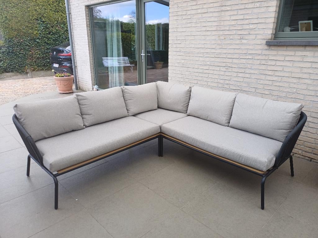 Tuinmeubel, Jardin & Terrasse, Ensembles de jardin, Salons de jardin, Aluminium, Comme neuf, Enlèvement