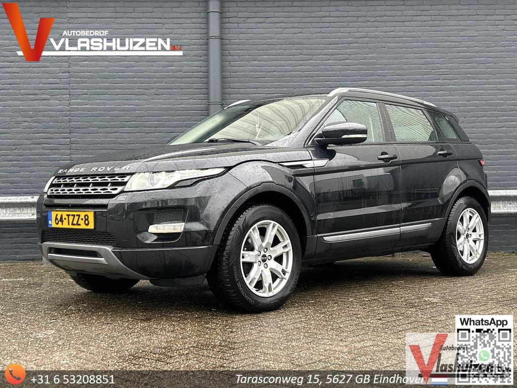 Land Rover Range Rover Evoque 2.2 TD4 4WD Dynamic | Leder |, Auto's, Automaat, Parkeersensor, 174 g/km, Zwart
