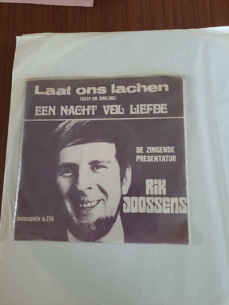 Rik Joossens-Laat ons lachen-Een nacht vol liefde., 7 inch, Single, Pop, Fotohoes
