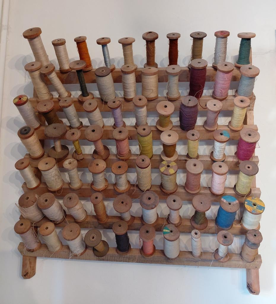 ANCIEN ET AUTHENTIQUE PORTE BOBINES, Enlèvement