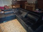 Canapé d'angle en simili cuir, Ophalen, Gebruikt, Kunststof