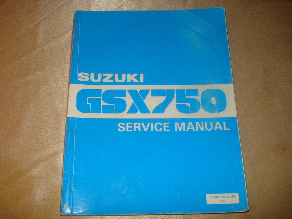 SUZUKI GSX750 Ancien Manuel d'Entretien, Motos, Enlèvement ou Envoi, Suzuki