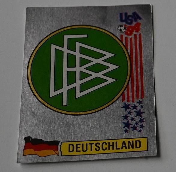 Panini / USA ' 94 / Embleem Duitsland, Ophalen of Verzenden, Gebruikt, Poster, Plaatje of Sticker