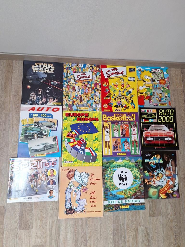 Lot de vieux livres de panini, Collections, Enlèvement