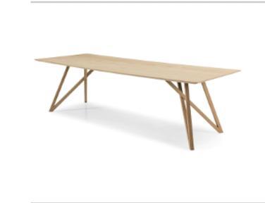 GERESERVEERD: TAFEL Ragno natuurkleurige Eik Juntoo - NIEUW, Huis en Inrichting, Tafels | Eettafels, Nieuw, 50 tot 100 cm, 200 cm of meer