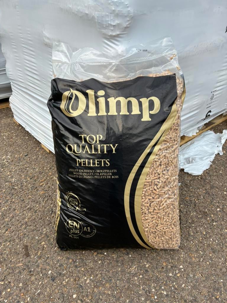 Pellets Olimp, Ophalen