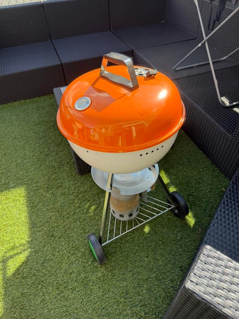 Barbecue à barbecue orange de 46 cm de diamètre, Jardin & Terrasse, Barbecues à gaz, Enlèvement, Comme neuf