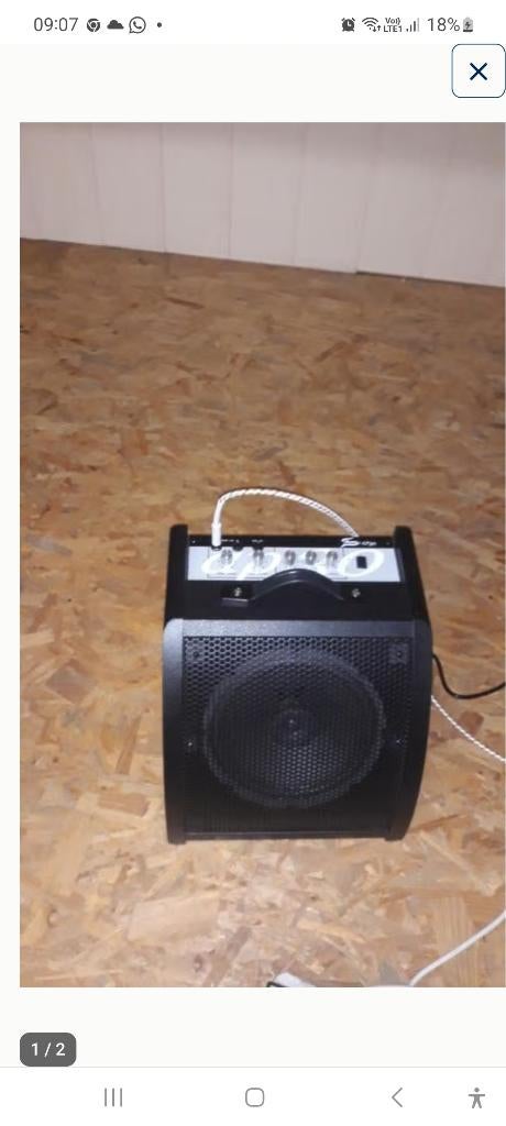 Elektronische drumversterker, Ophalen, Zo goed als nieuw, Elektronisch