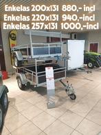 Aanhangwagens en paardentrailers 750 tot 3500 Nieuw, Ophalen of Verzenden, Nieuw