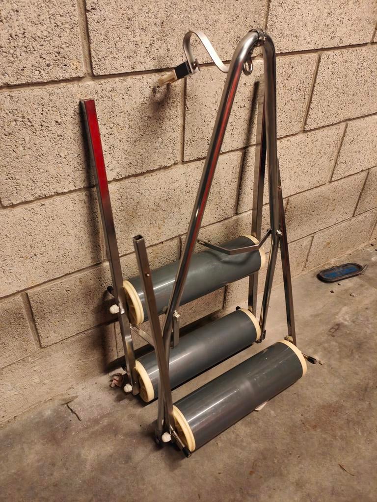 Fietsrollen vintage, Ophalen