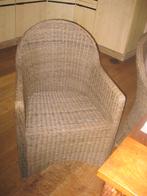 table de jardin en teck + chaises en osier, Jardin & Terrasse, Enlèvement, Comme neuf