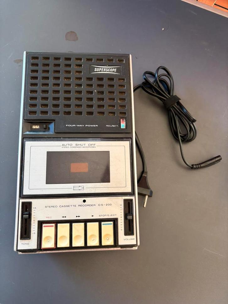 SUPERSCOPE MARANTZ ENREGISTREUR VINTAGE FONCTIONNEL, TV, Hi-fi & Vidéo, Enregistreurs audio, Magnétophone, Enlèvement ou Envoi