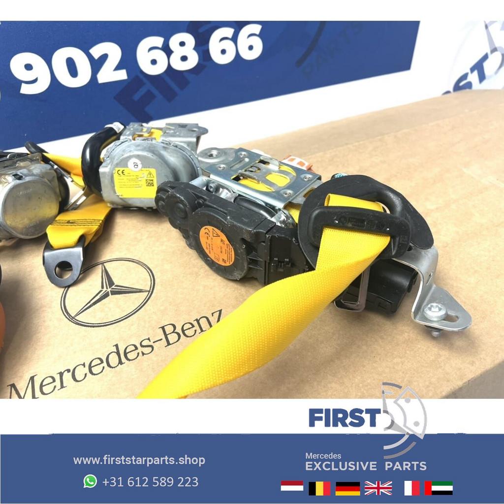 Gele 45 AMG GORDEL SPANNERS Mercedes W177 A W118 CLA H247 GL, Auto-onderdelen, Interieur en Bekleding, Gebruikt, -, Ophalen of Verzenden