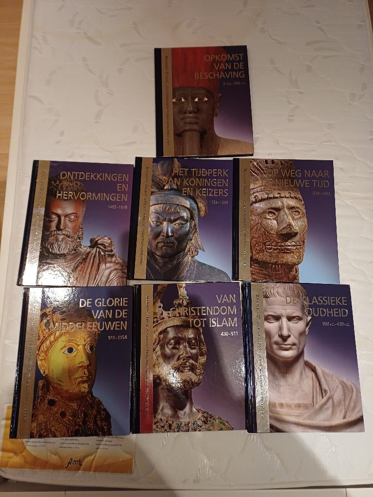 7-delige boekenreeks geschiedenis, Boeken, Geschiedenis | Wereld, Ophalen, Nieuw