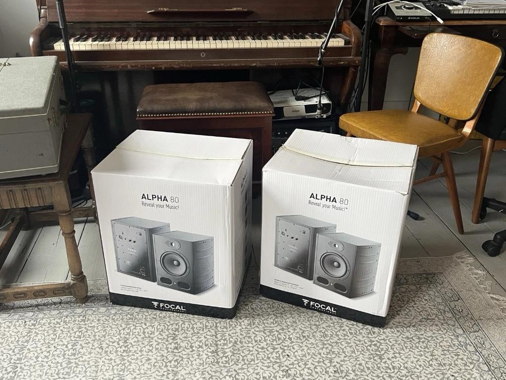 Haut-parleurs de studio actifs de 8 pouces Focal Alpha 80, TV, Hi-fi & Vidéo, Enceintes, Utilisé, Haut-parleurs Frontaux, Arrière ou Stéréo