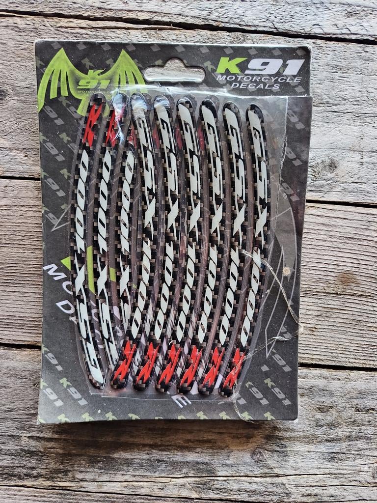 Autocollants pour jantes Suzuki GSXR 1000 neufs, Motos, Enlèvement ou Envoi