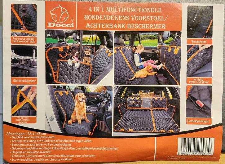 Hondendeken voor auto (nog ingepakt,nooit gebruikt), Dieren en Toebehoren, Transportboxen, Nieuw, Ophalen