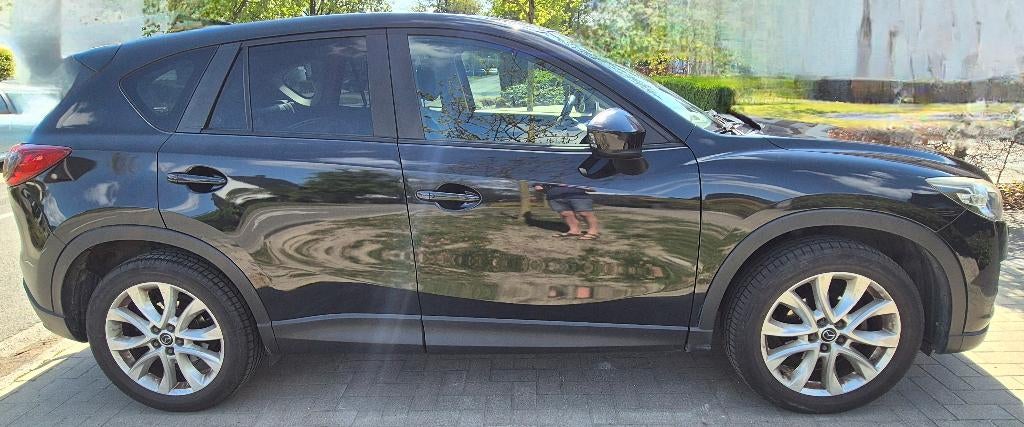 Mazda CX-5 2.2 diesel SkyActiv, Auto's, Mazda, Automaat, Zwart, Leder, Diesel