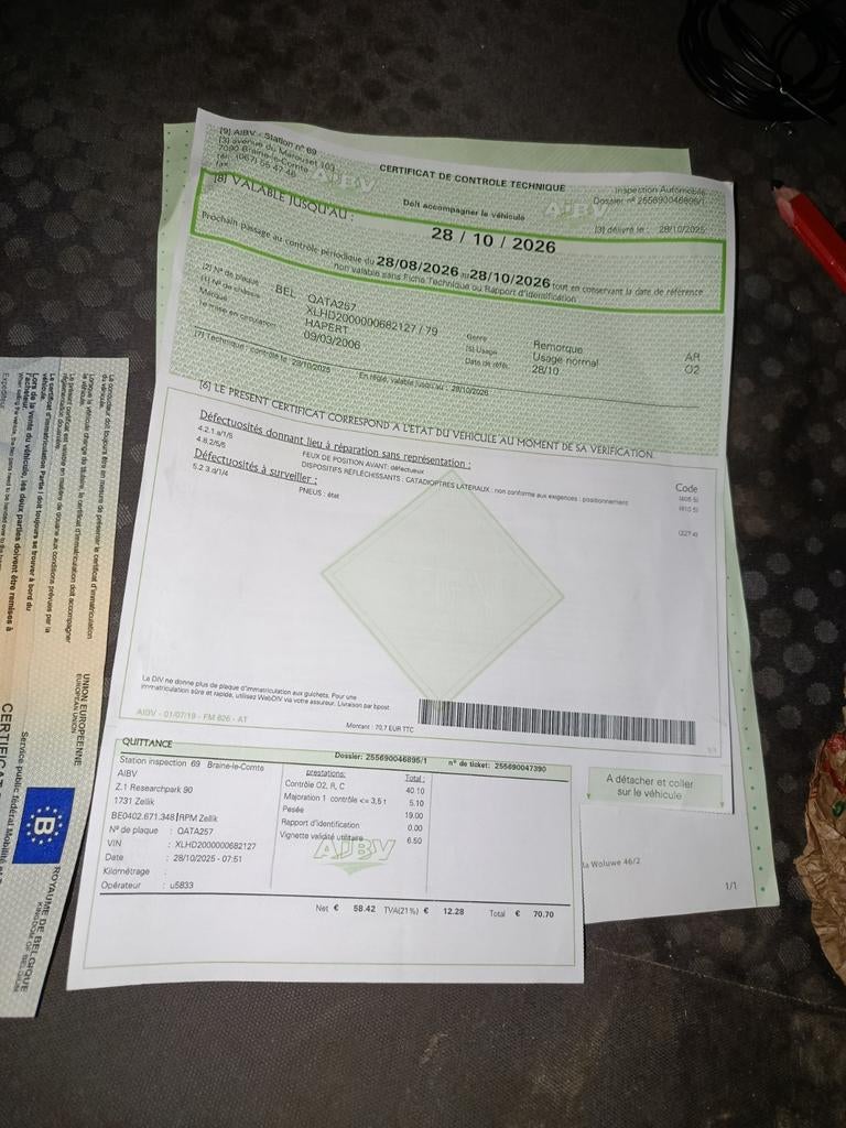 Av 2t kipper aanhangwagen, Ophalen of Verzenden